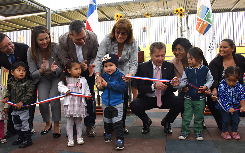 Gobierno inauguró primer jardín rural para 24 niñas y niños de Las Llosyas