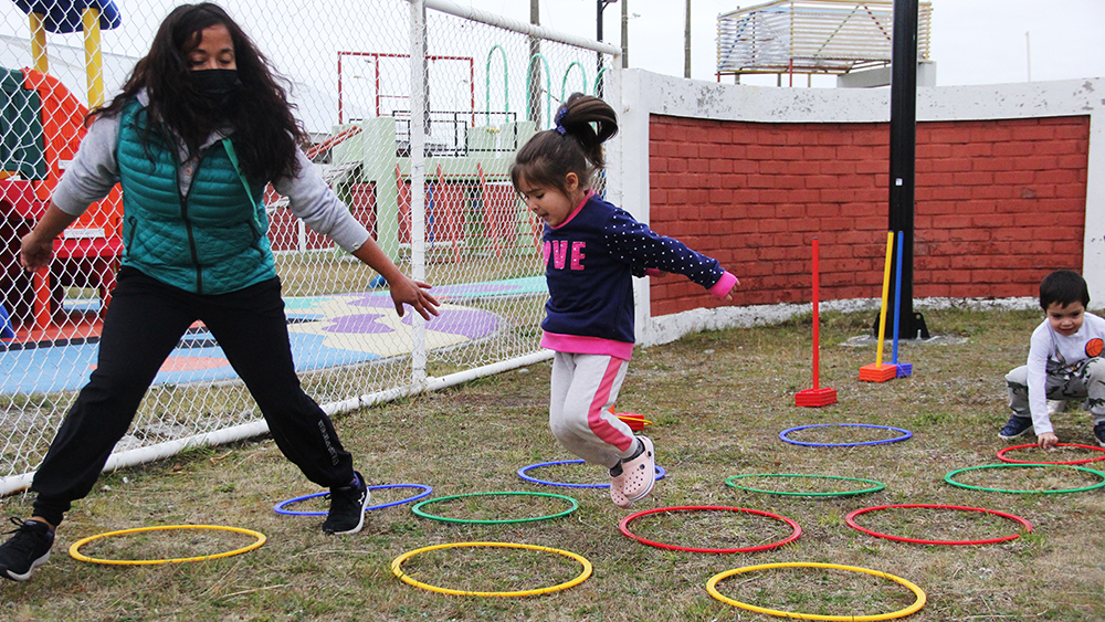 Niñas y niños de Magallanes celebraron el Día Mundial de la Actividad Física