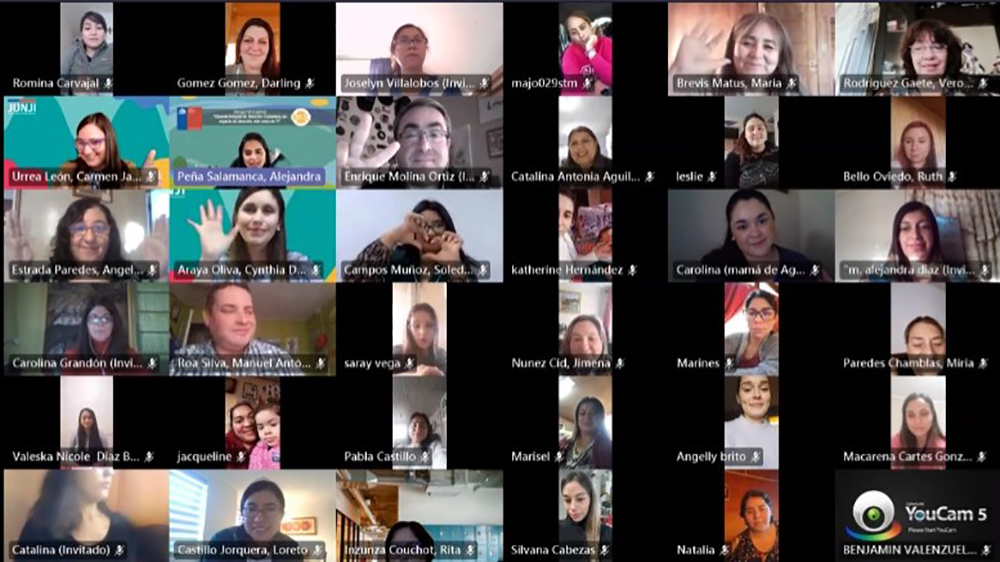 Junji Biobío realiza Diálogo Participativo virtual con familias sobre SIAC