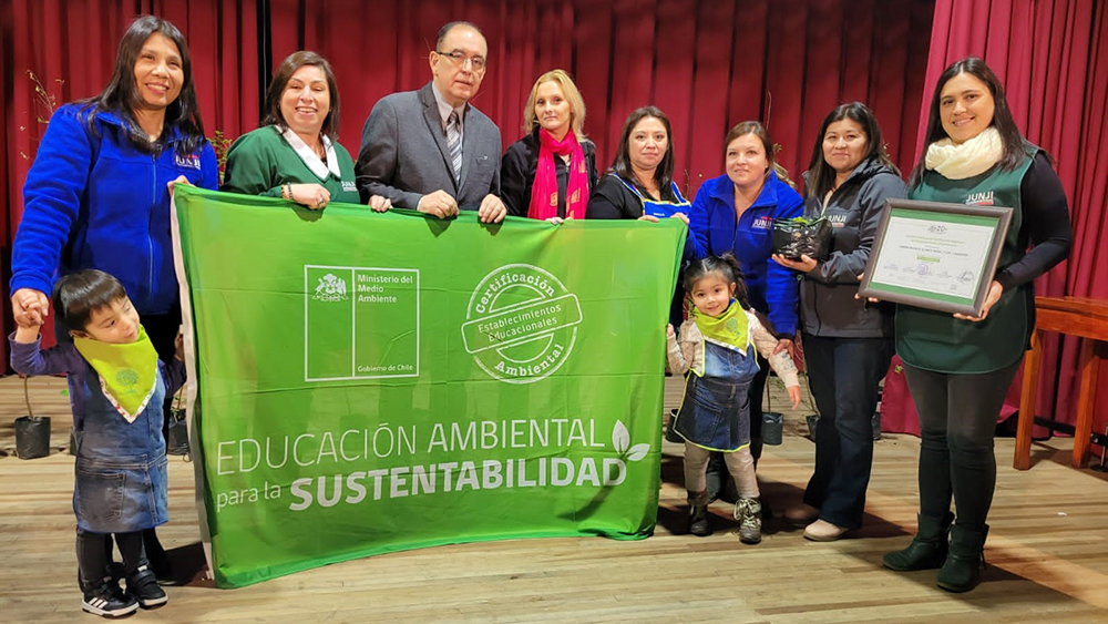 Jardines Junji en Osorno logran certificación ambiental