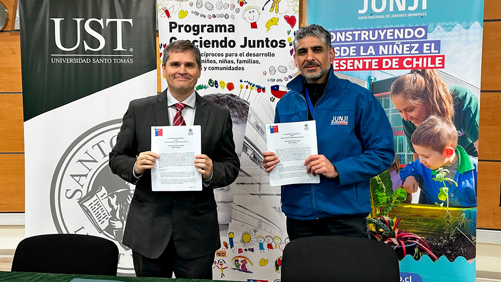 Junji Coquimbo y Universidad Santo Tomás La Serena firman convenio para potenciar la formación profesional
