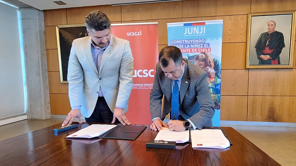 Junji Biobío y UCSC impulsan importante convenio de colaboración