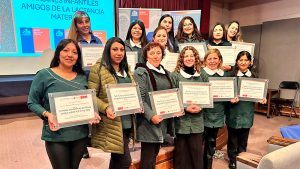 Jardines reciben certificación por su contribución a la promoción de la lactancia maternas